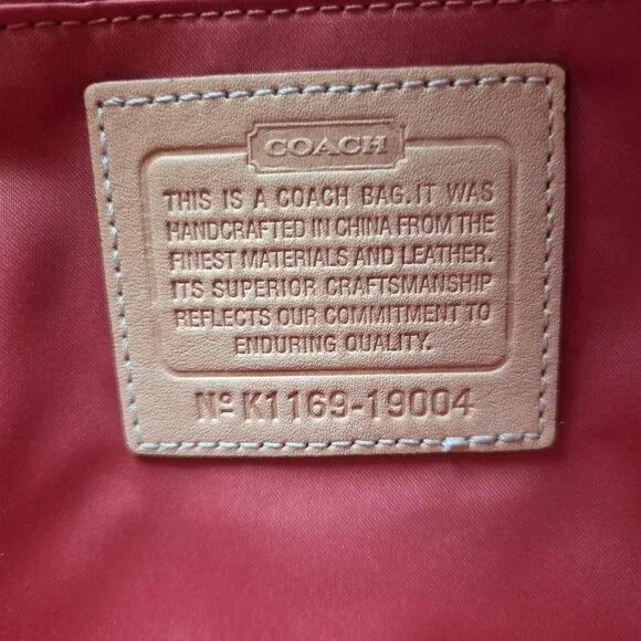 EUC Coach Poppy Whipstitched Hobo (#19004) in Natural Vachetta Leather - Picture 13 of 16